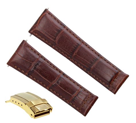 Rolex leather strap with clasp